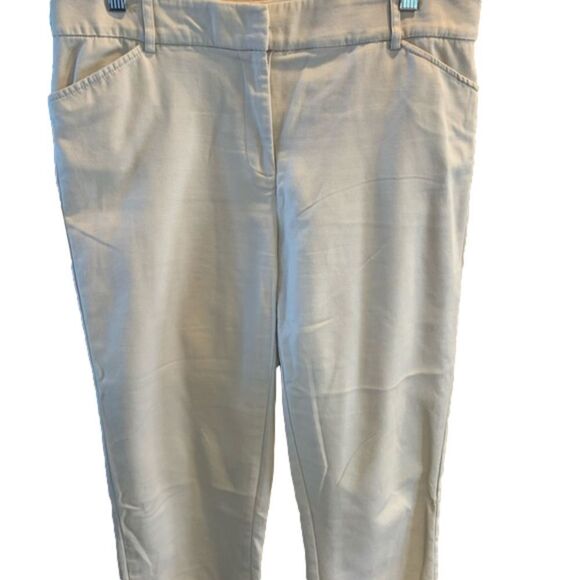 LIKE NEW COUNTERPARTS women’s pants beige size 14 - Picture 1 of 5
